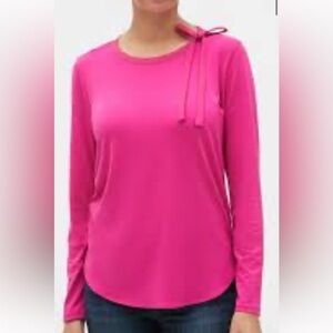 Banana Republic Factory CREPE TIE-NECK TOP, NWT, size S